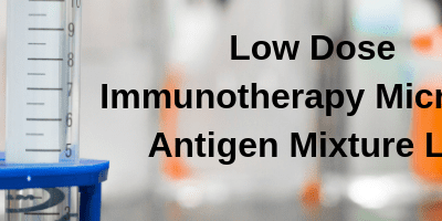 Low Dose Immunotherapy Microbial Antigen Mixture List