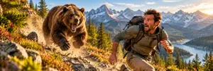 running from bear